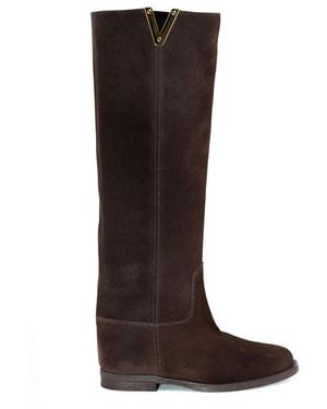 Via Roma 15 High Boots - Marrone