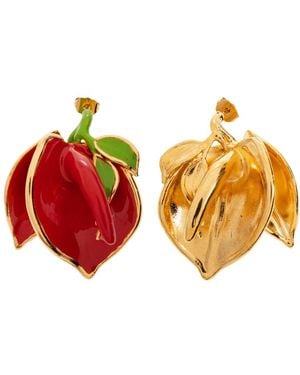 Moschino Earrings - Rosso