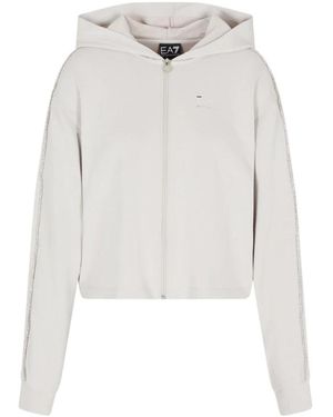 EA7 Zip-Throughs - Wit