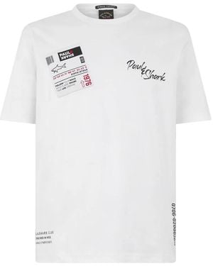 Paul & Shark Tops ,Wit ,T-Shirts