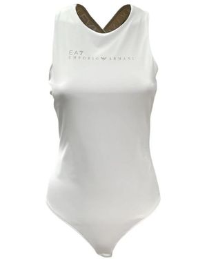EA7 Weiße Basic Tops 7W000338Af12625U0002 - Grau