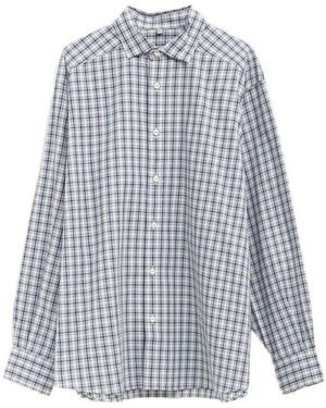 Baserange Overhemden ,Blauw ,Katoen Claude Shirt
