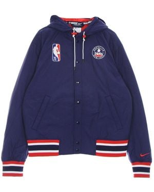 Nike Nba Courtside Full Zip Jacket Bronet - Blue