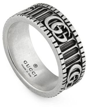 Gucci Gg Marmont Ring - Mettallic