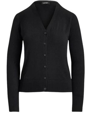 Ralph Lauren Katoenen Blend Vest - Zwart