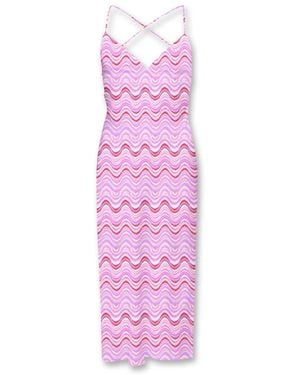 Mc2 Saint Barth Midi Dresses - Pink
