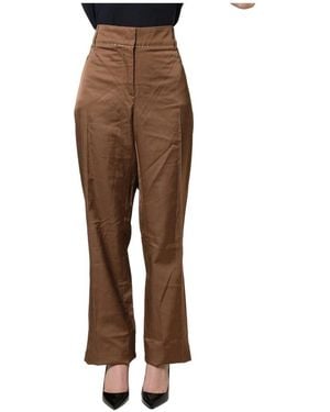 Roberto Cavalli Wide Pants - Brown