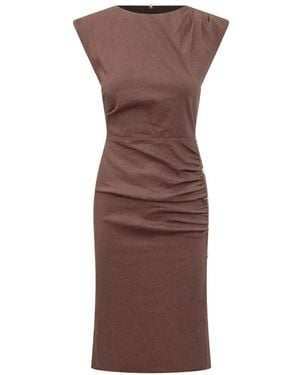 Pinko Midi Dresses - Brown