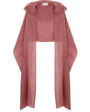 Cortana Jassen ,Rood ,Hooded Foulard Strawberry