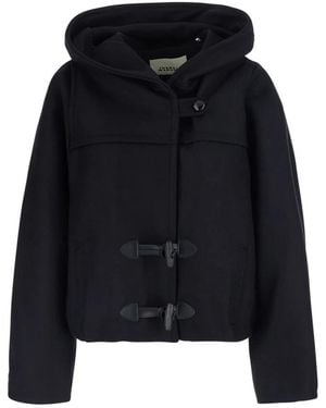 Isabel Marant Denim Jas Met Distress Details - Zwart
