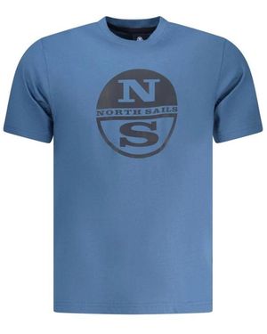 North Sails Tops ,Blauw ,Katoen Sportjas Van Katoen