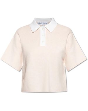 JW Anderson Polo mit kaschmir-finish - Weiß