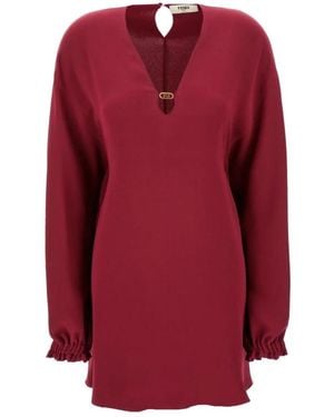 Fendi Short Dresses - Red