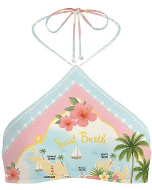 MC2 Saint Barth Badmode ,Veelkleurig ,Nairobi Bikini Top - Groen
