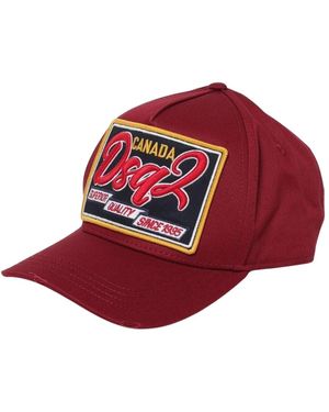 DSquared² Patch Baseball Cap - Rot