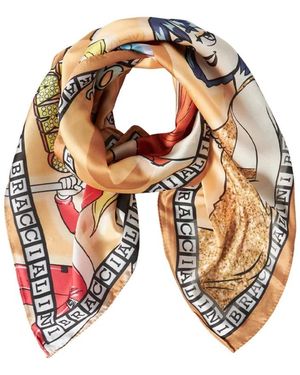 Braccialini Silk Scarves - Metallic