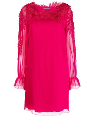 Alberta Ferretti Korte Jurk - Roze