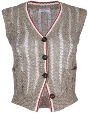 Brunello Cucinelli Cardigans - Grigio