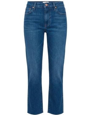 FRAME Jeans ,Blauw ,Katoen Le High Straight Raw After