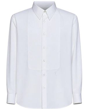 Saint Laurent Overhemden ,Wit ,Katoen Cassandre Shirt