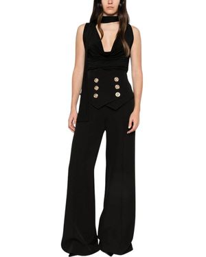 Babylon S00509 Wijde Broek - Zwart