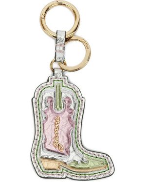 Ganni Keyrings - Metallic