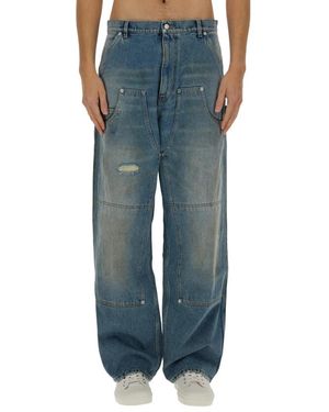 Moschino Loose-Fit Jeans - Blu