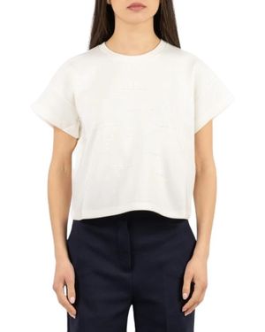 Elisabetta Franchi T-Shirts - White