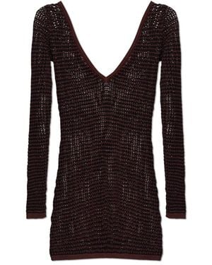 Bondeye Rowan Long Sleeve Mini Dress - Schwarz