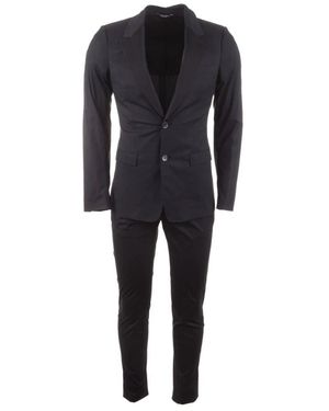 Dolce & Gabbana Single Breasted Suits - Black