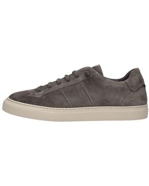 Nubikk Schoenen ,Grijs ,Suède Sneakers Jase Ease Donkergrijs - Bruin