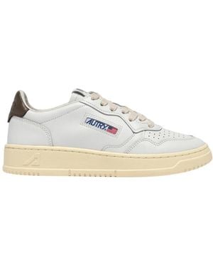 Autry Schoenen ,Wit ,Katoen Medalist Low