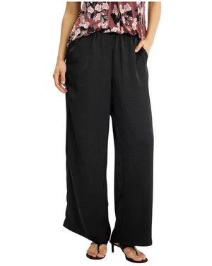iN FRONT Wide Trousers - Negro