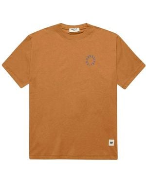 Caterpillar Circle Logo T-Shirt - Braun