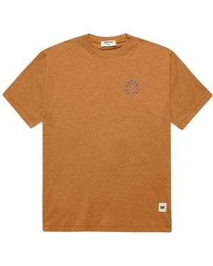 Caterpillar Circle Logo T-Shirt - Bruin