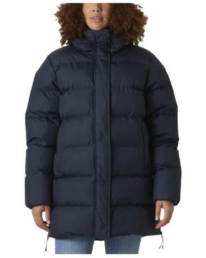 Helly Hansen Jassen ,Blauw ,Leer Amelia Jas Waterdicht Geïsoleerd Lichtgewicht Met Capuchon