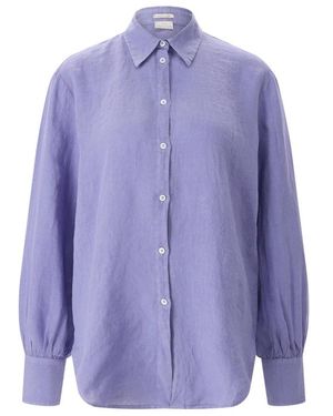 Massimo Alba Linnen Blouse - Paars