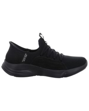 Skechers Schwarze Slip-Ons Für Damen