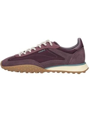 HOFF Schoenen ,Rood ,Leer Bridge Mkii - Paars