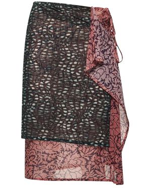 Dries Van Noten Midi Skirts - Multicolor