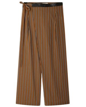 Mes Demoiselles Wide Trousers - Marrón