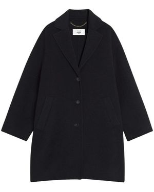 Maison Kitsuné Double-Face Wool Coat - Schwarz