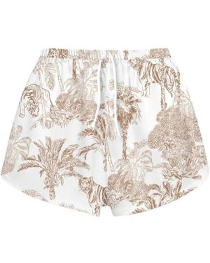 MC2 Saint Barth Kammy Zijde Korte Broek - Metallic