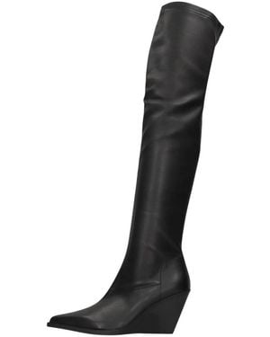 Elena Iachi Over-The-Knee Boots - Black