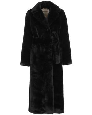 VALENTINI 1972 Belted Coats - Negro