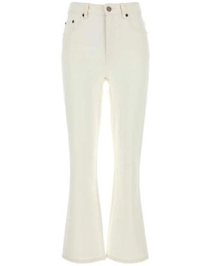 Tory Burch Boot-Cut Jeans - Blanco