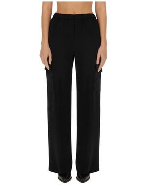 Aspesi Wide Trousers - Black