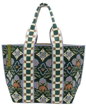 ALÉMAIS Tote Bags - Verde