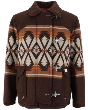 Fay Jassen ,Veelkleurig ,4 Ganci Jacquard Desertcode Archive - Bruin