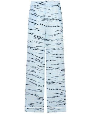 RED Valentino Straight Trousers - Blue